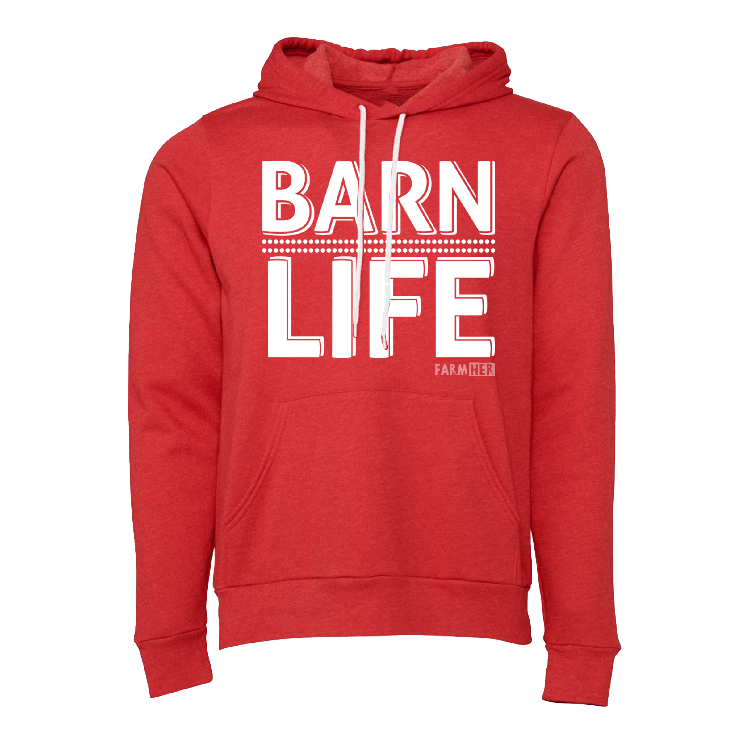 Barn Life Hoodie Red