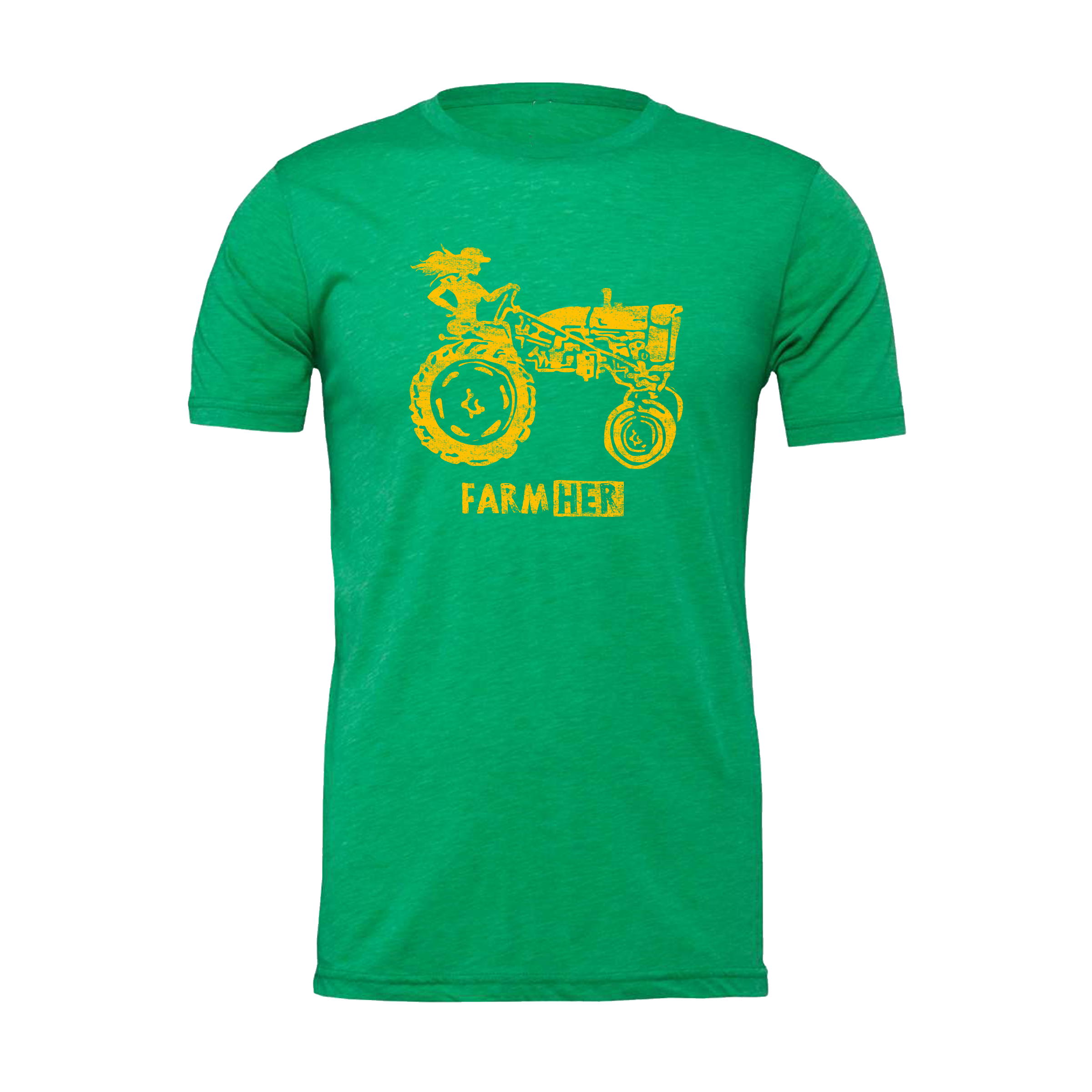 "Tractor Girl" Green FarmHer Graphic Tee