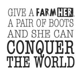 Sticker - FarmHer Conquer The World