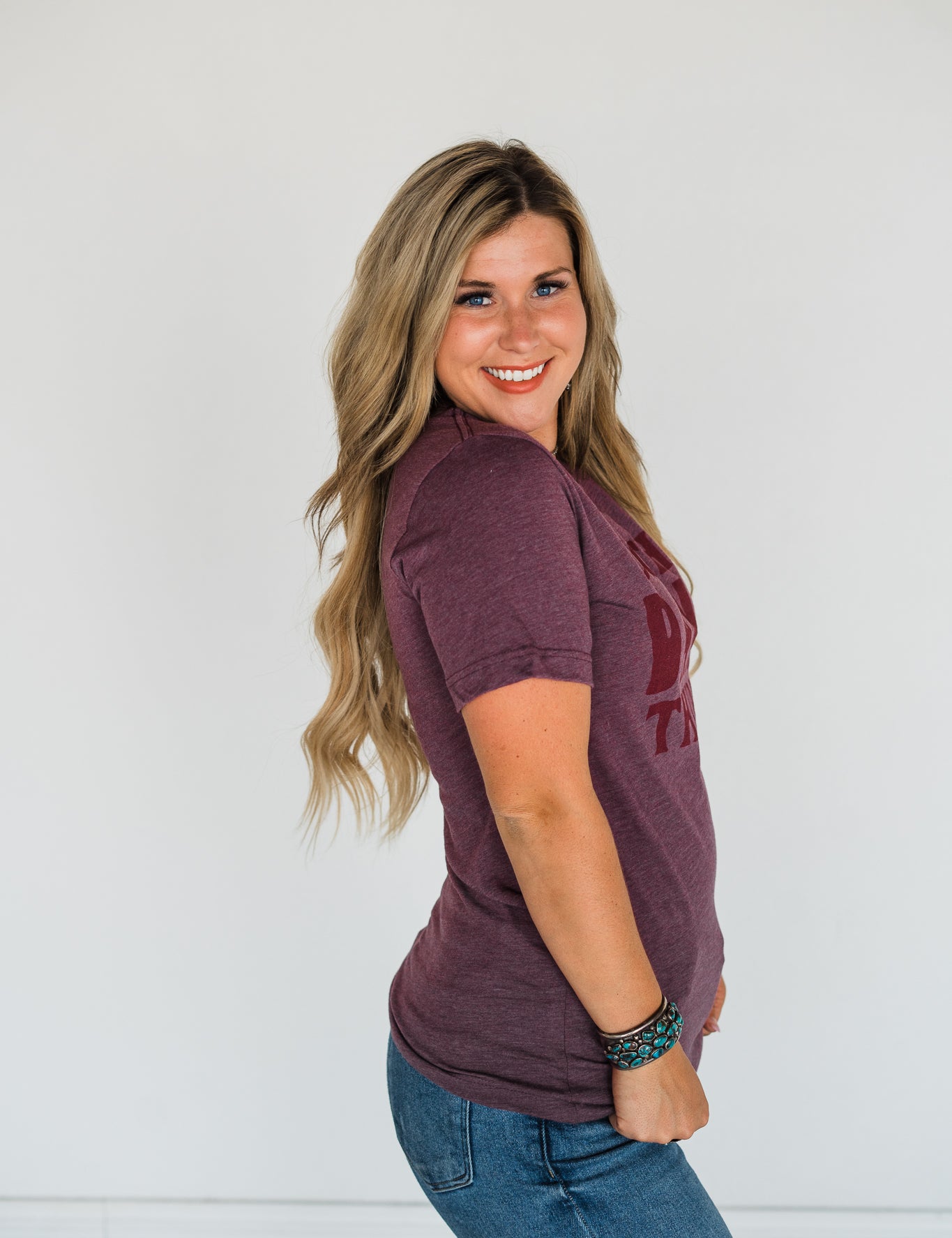 "Do The Damn Thing" FarmHer Maroon Graphic Tee