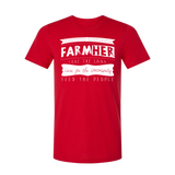 Love The Land, Care for the Community, Feed The People Red T-Shirt
