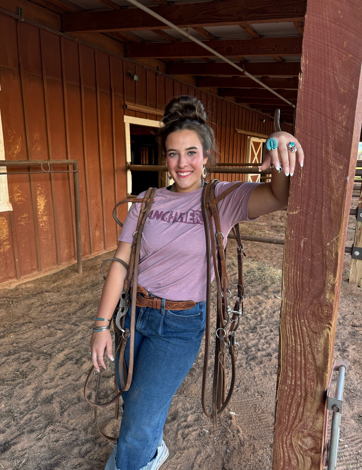 "RanchHER Logo Tonal Tee"