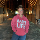 Barn Life Hoodie Red