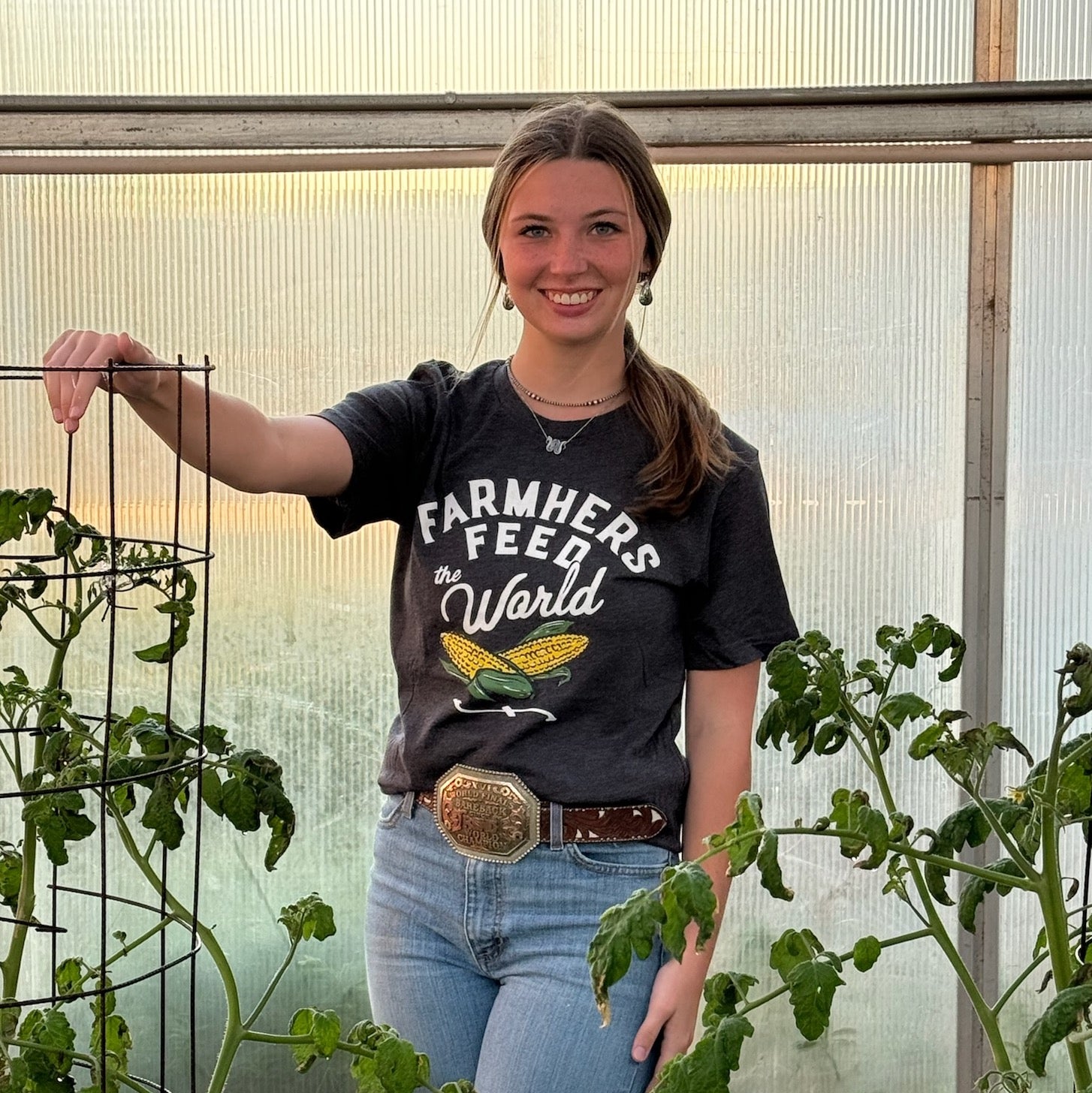 FarmHers Feed The World T-Shirt