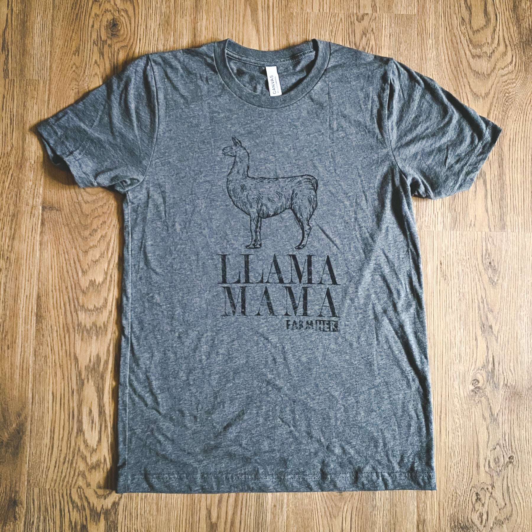 "Llama Mama" Grey FarmHer Graphic Tee