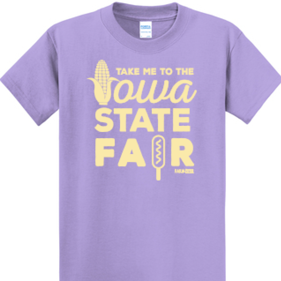 T-Shirt Iowa State Fair Lavender FarmHer
