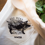 Dish Towel "Add More Bacon" FarmHer