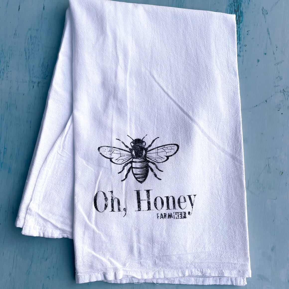 Dish Towel "Oh Honey" FarmHer