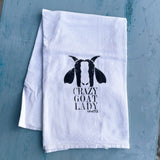 Dish Towel "Crazy Goat Lady" FarmHer