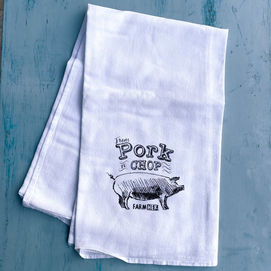 Dish Towel "From Pork To Chop" FarmHer