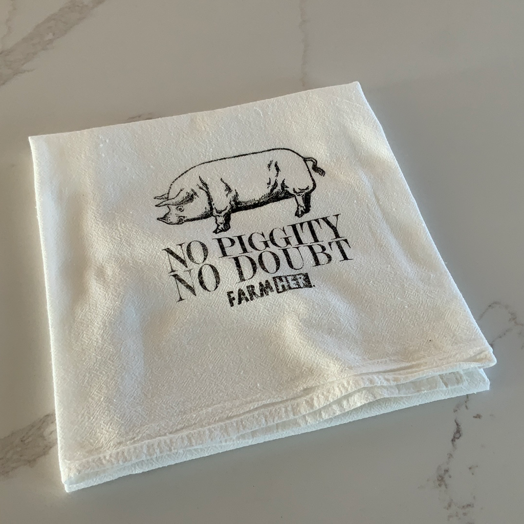 Dish Towel "No Piggity, No Doubt" FarmHer