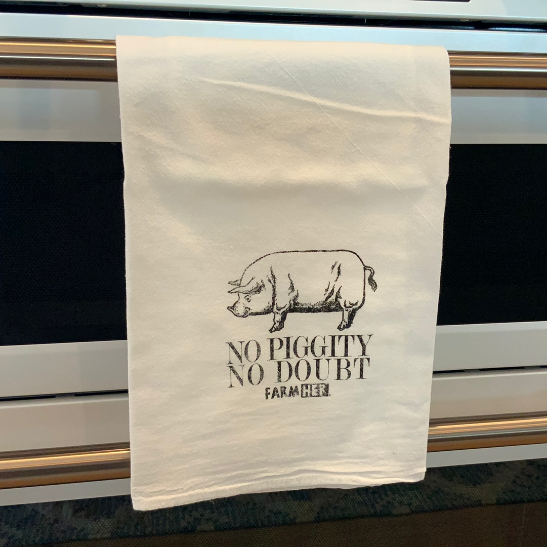 Dish Towel "No Piggity, No Doubt" FarmHer
