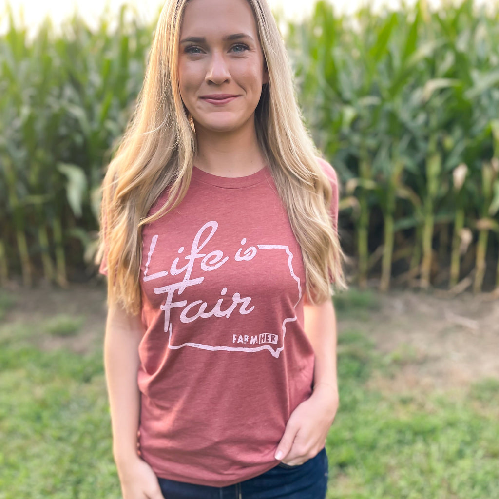 T-Shirt Iowa State Fair Tee "Life is Fair" FarmHer